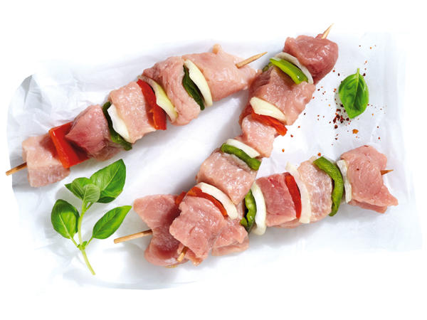 GRILLMEISTER Frische Fleischspieße vom Schwein