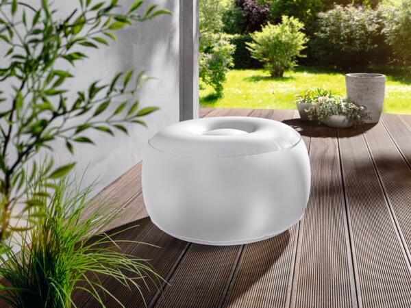 Inflatable LED Pouffe