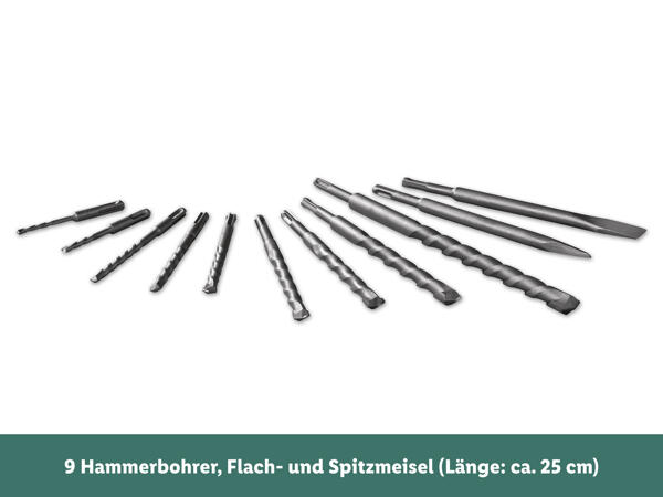 Hammerbohrer-/Meißel-Set