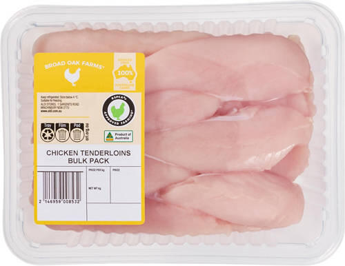 RSPCA Approved Chicken Tenderloins Bulk Pack