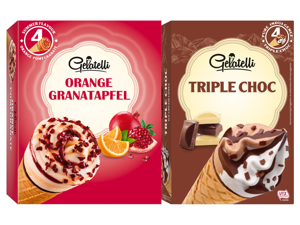 GELATELLI Waffelhörnchen