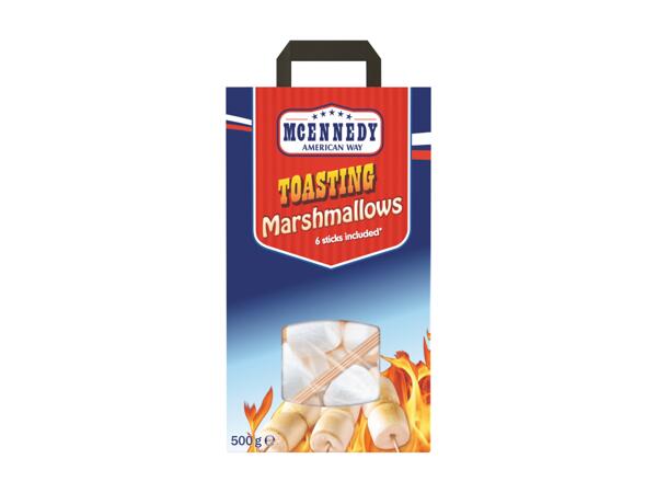 Marshmallows med pinnar