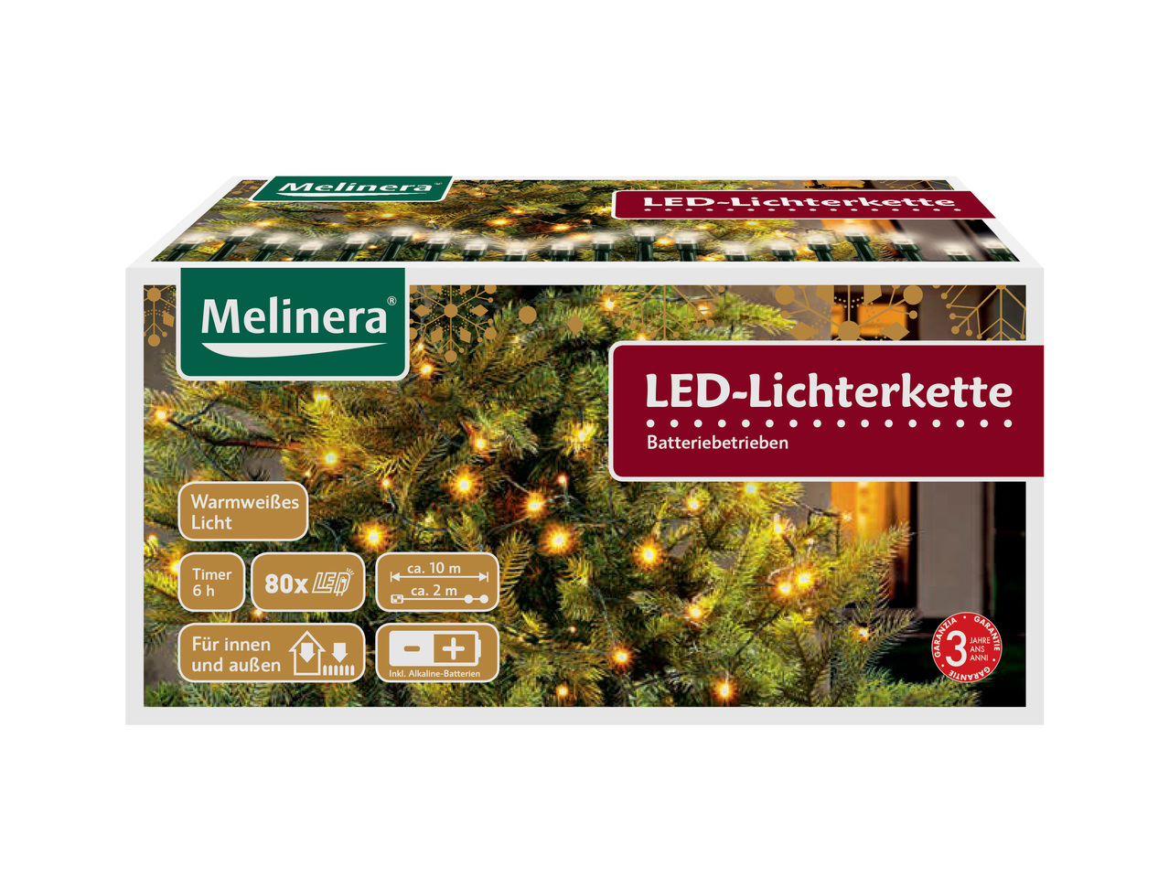 MELINERA 80 LED Fairy Lights