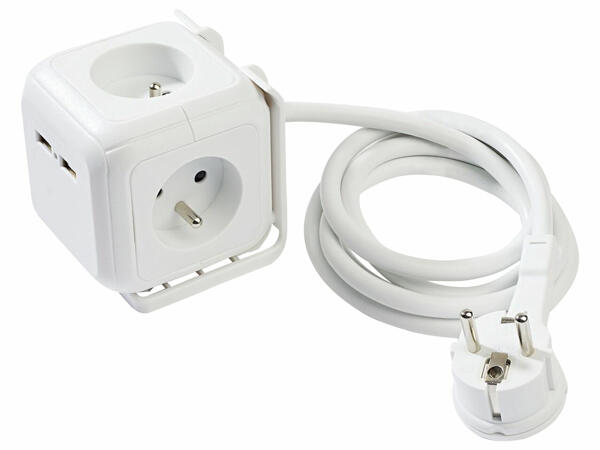 Socket Cube with USB Ports