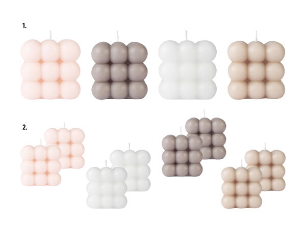 Bougie bulles/set de bougies