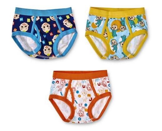 Girls' 4-Pack or Boys' 3-Pack Underwear