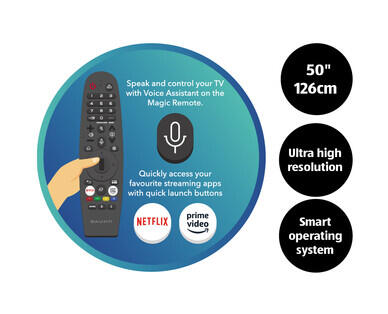 50" 4K Ultra HD TV with webOS