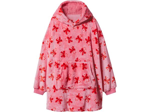 Oversize hoodie i plysch