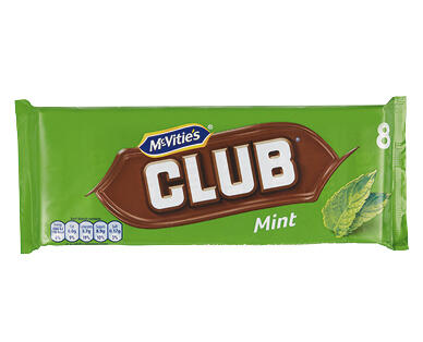McVitie's Club Mint 8pk/176g
