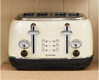 Designer 4 Slice Toaster - Pristine