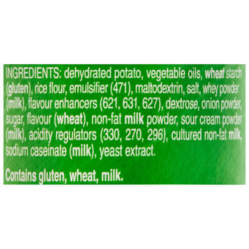 Sour Cream & Onion Potato Chips 134g