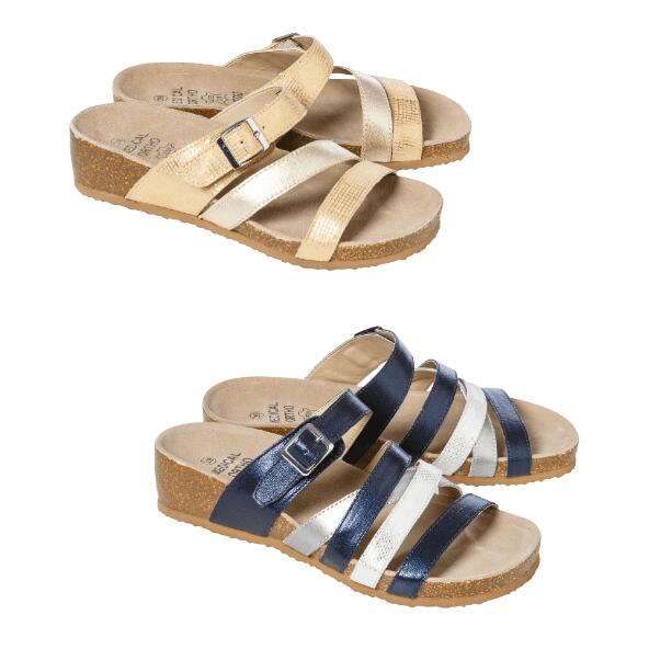 Lederen slippers voor dames