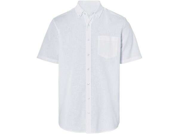 Men's linen-blend shirt