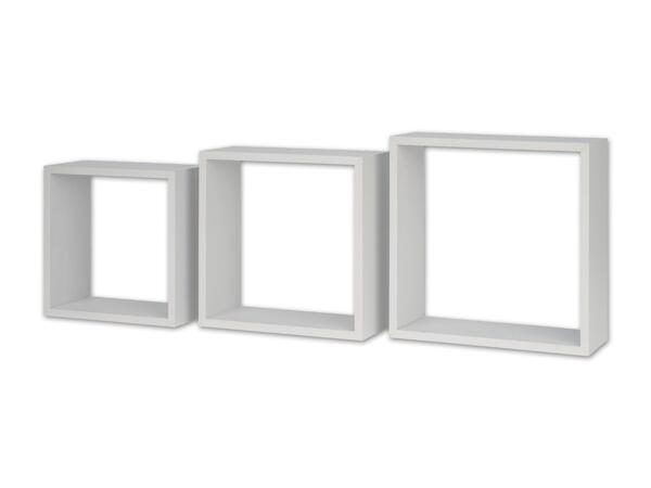 Wand-Regalwürfel-Set, 3-teilig