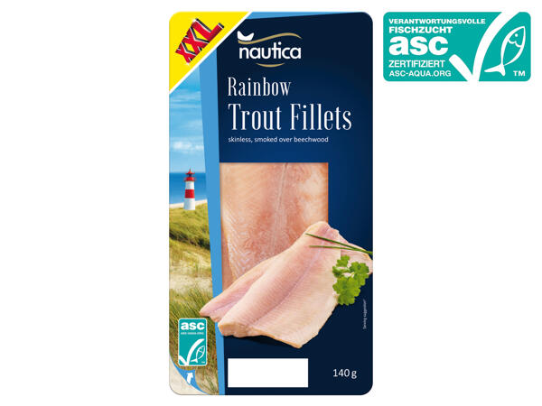ASC Geräucherte Forellenfilets 125 g + 15 g gratis