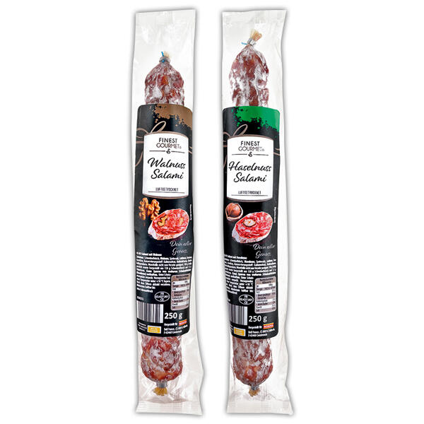 Walnuss-/ Haselnuss-Salami
