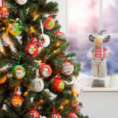 Boules de Noël, 14 pcs