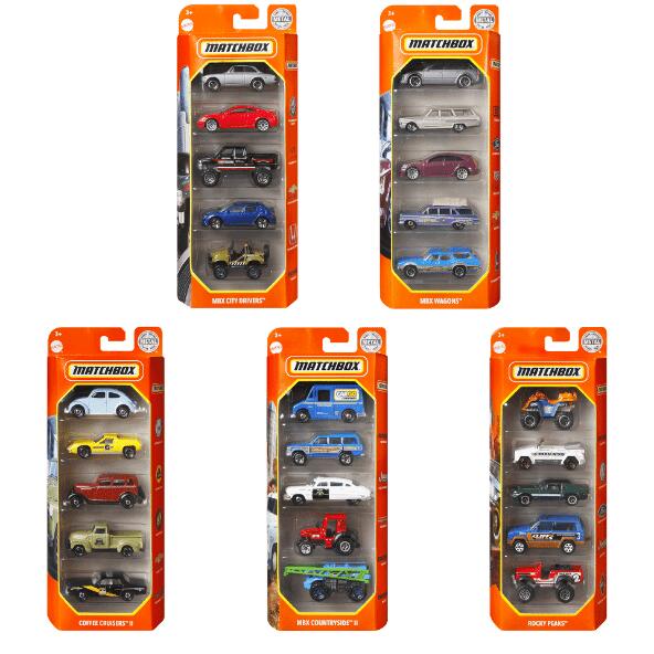 MATCHBOX(R) 				Autoset, 5 st.