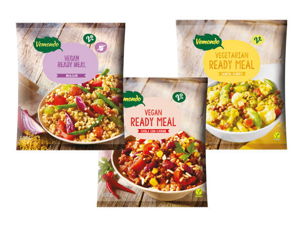 Vegan/Vegetarian Ready Meals