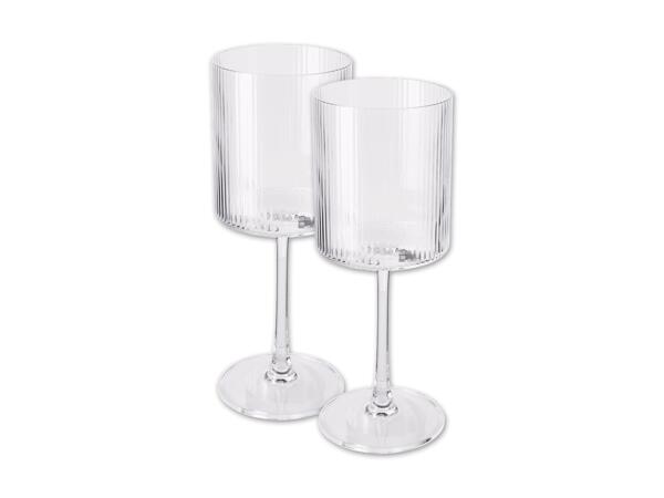 Glas, 2 Stück/Karaffe