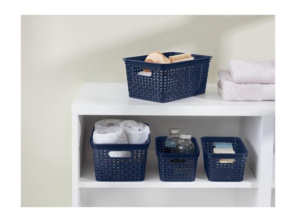 W5 Navy Storage Basket Set - Set of 4