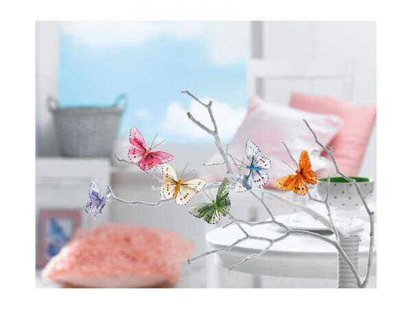 Livarno Home Decorative Clips - 6 Pack - Butterflies