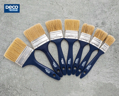 DECO STYLE Flachpinsel-Set, 7-teilig