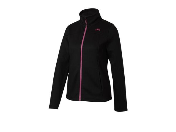 Ladies' knitted fleece jacket