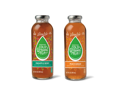 VitaLife Pineapple Berry or Peach Ginger Cold Brew Tea