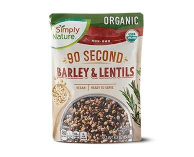 Simply Nature Organic Farro or Barley and Lentils