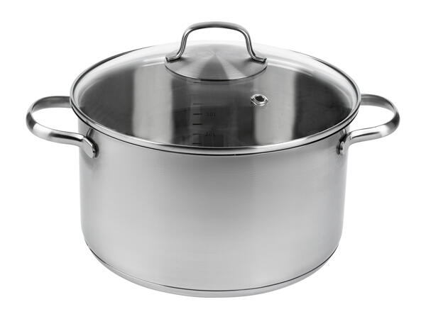 Ernesto 24cm Stainless Steel Stock Pot