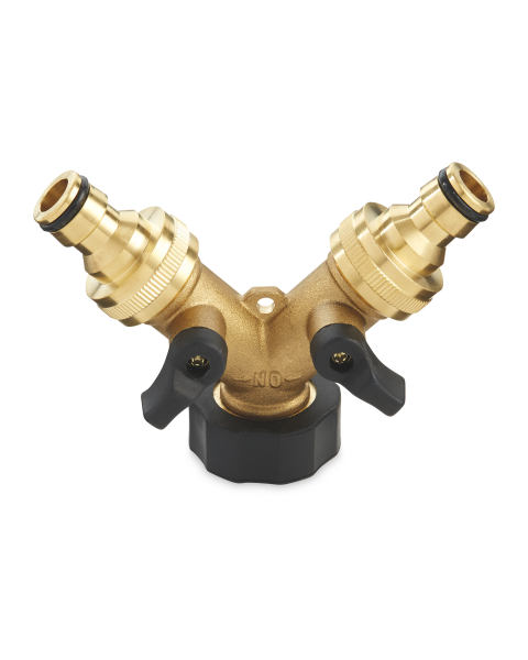 Gardenline Brass Hose Splitter