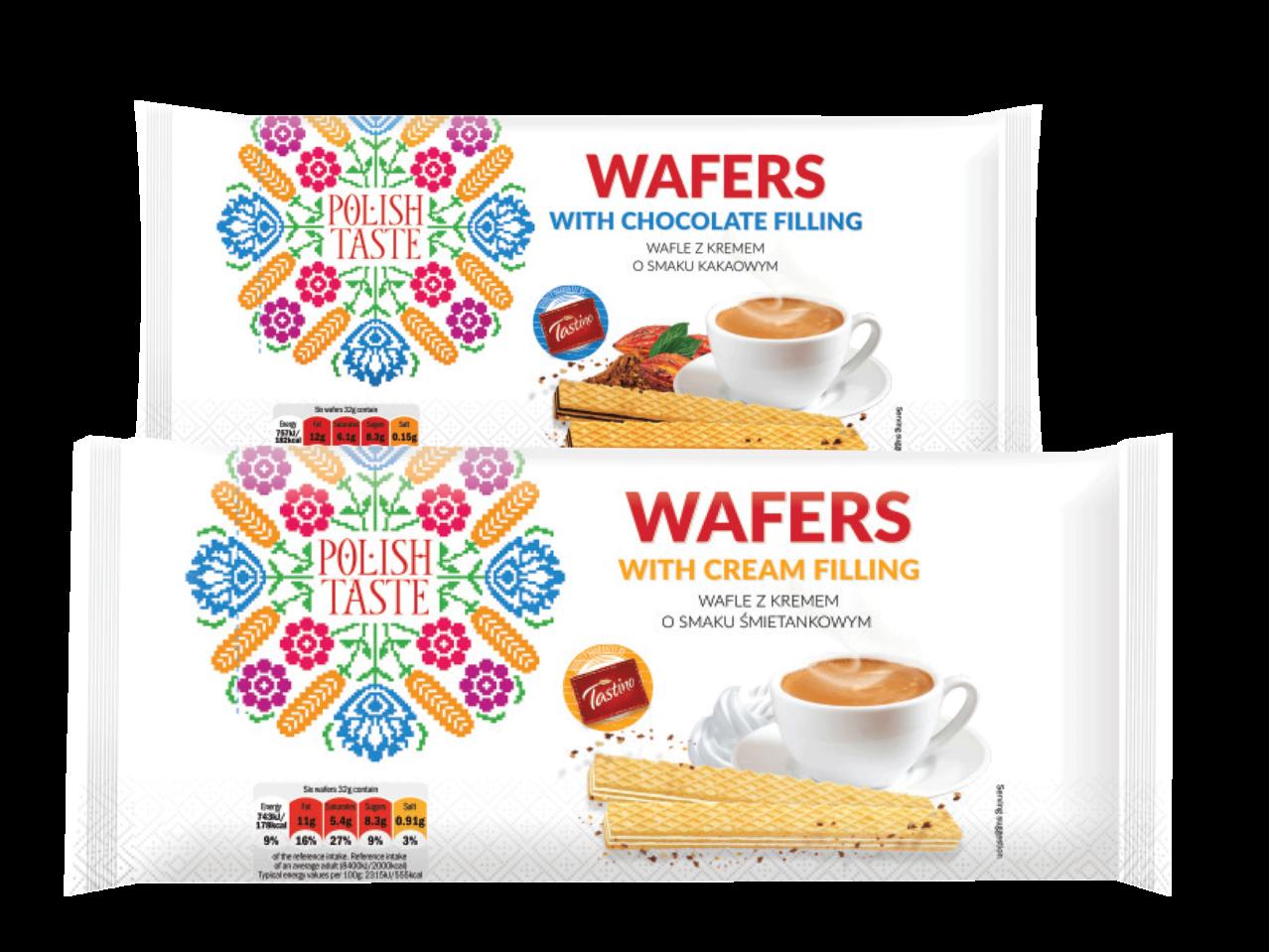 POLISH TASTE Wafers with Cream/ Chocolate Filling