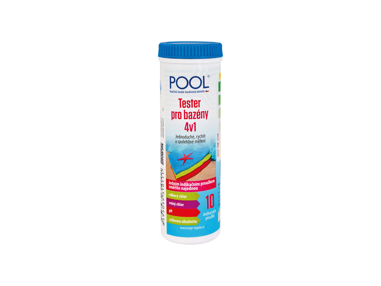 „Pool" Bazénový tester 4v1