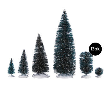 Lemax Collectable Tree Set 13pk or Gas Lantern Street Lamp 6pk