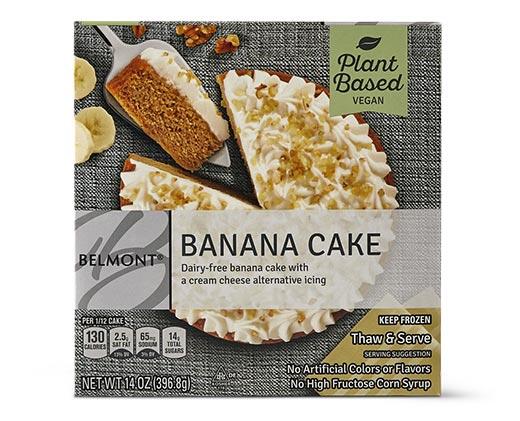 Belmont 
 Chocolate or Banana Plant Based Vegan Cake