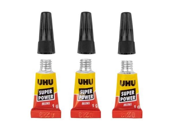 Colle instantanée UHU Mini, 3 pièces