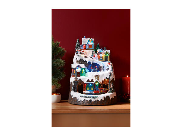 Livarno Home Animated Christmas Scene with LEDs & Music