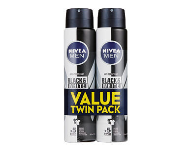 Nivea Invisible Black & White APD 2 x 151g