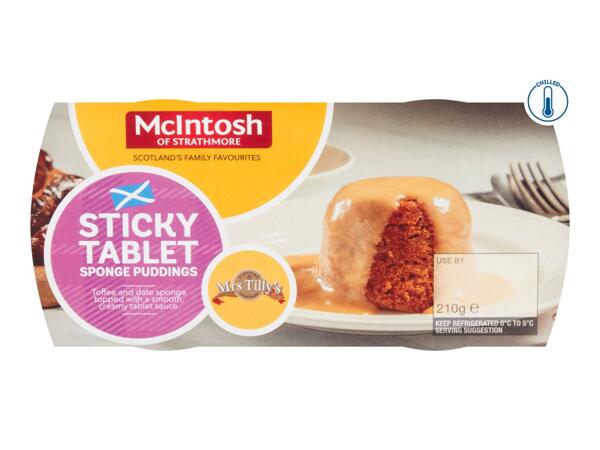McIntosh Sticky Tablet Puddings 210g