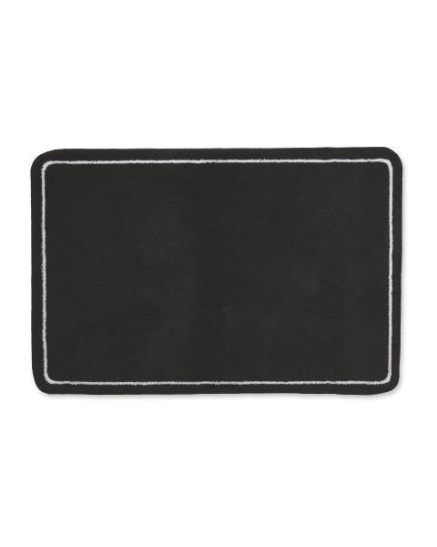 Black & White Washable Pet Boot Mat
