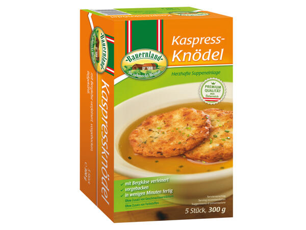 Bauernland Kaspressknödel