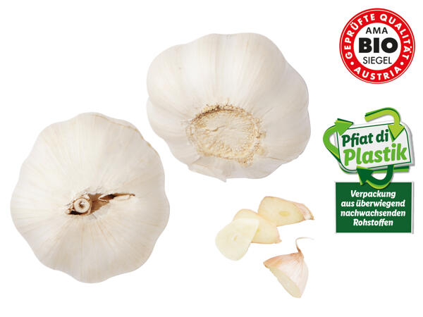 Bio Knoblauch aus dem Burgenland