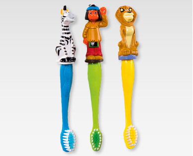 Spazzolino da denti per bambini SHAUN – VITA DA PECORA/I PUFFI/MADAGASCAR/YAKARI
