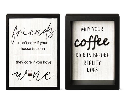 Huntington Home 
 Reversible Shadow Box Sign