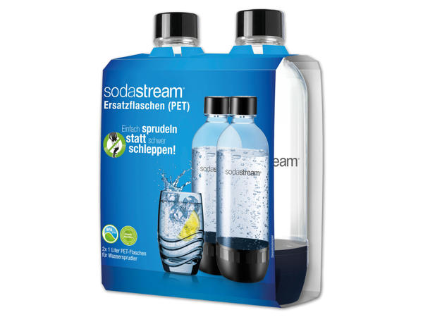 SODASTREAM(R) Ersatzflaschen, 2 Stück