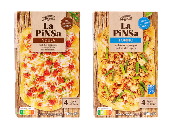 Pinsa nduja/ tonno