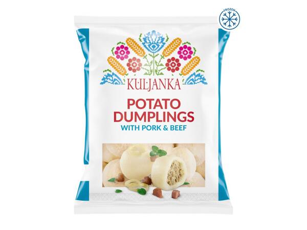Potato Dumplings with Pork & Beef