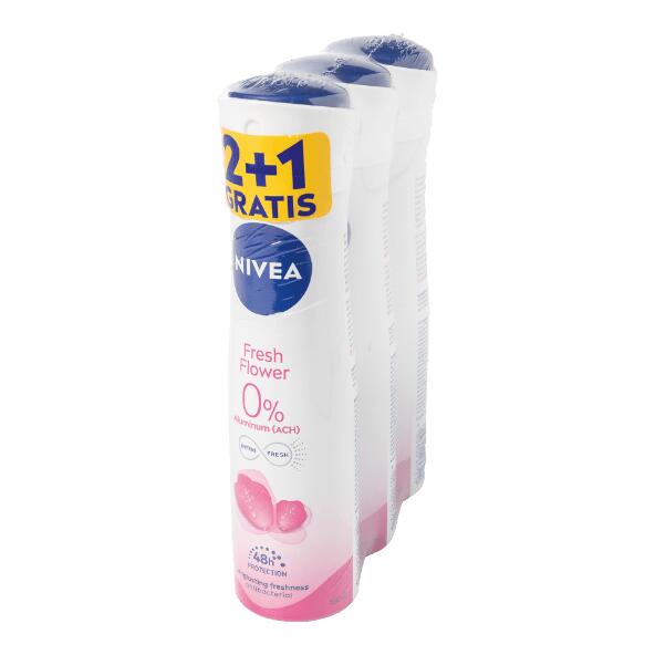NIVEA(R) Spray déodorant pour femmes, 3 pcs