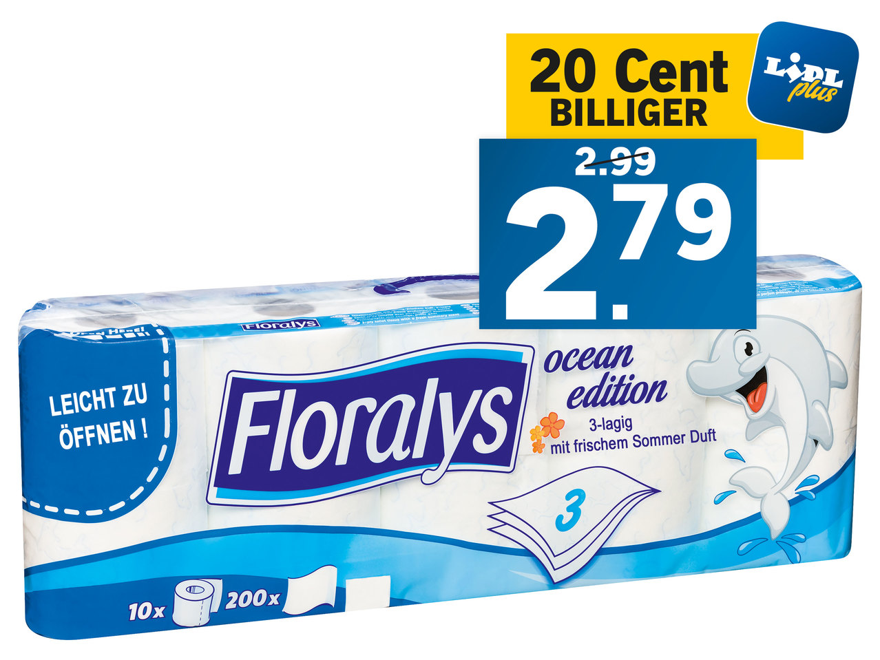 FLORALYS Toilettenpapier